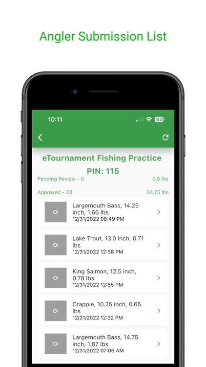 fishing tournament apps|eTournament Fishing.